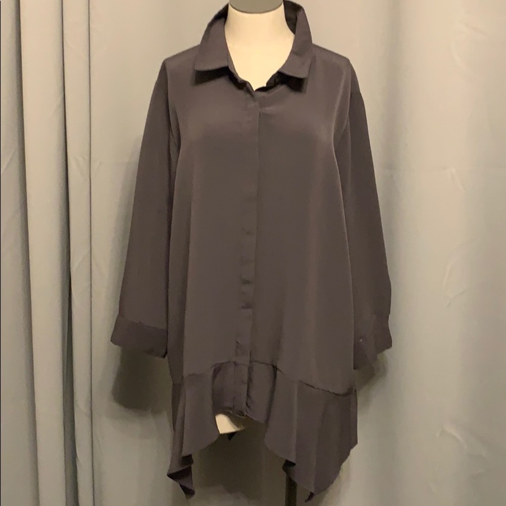 Women’s Blouse purple/grey Simply Vera Size XL